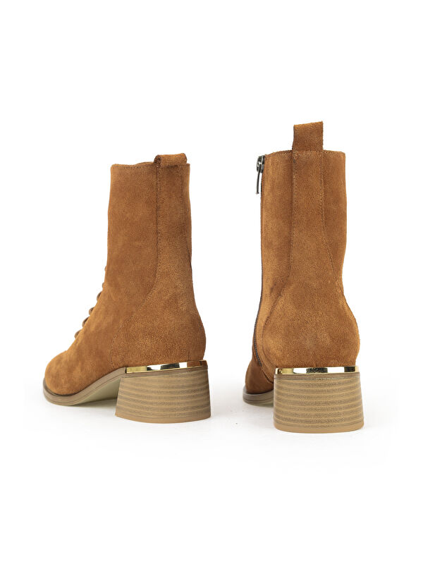 Kadın Hakiki Deri Bot 1531050Z26103551K2 Taba - Görsel 4