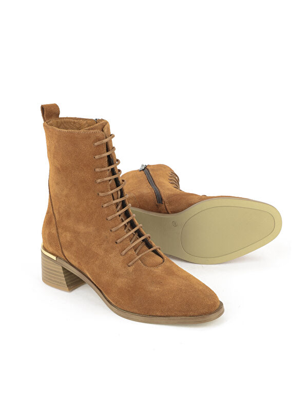 Kadın Hakiki Deri Bot 1531050Z26103551K2 Taba - Görsel 5