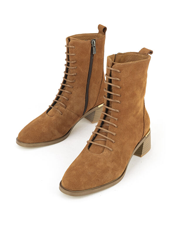 Kadın Hakiki Deri Bot 1531050Z26103551K2 Taba - Görsel 6