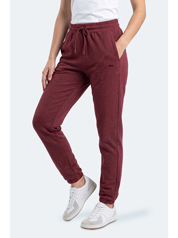 SLAZENGER MERYA I Kadın  Bordo Eşofman Altı