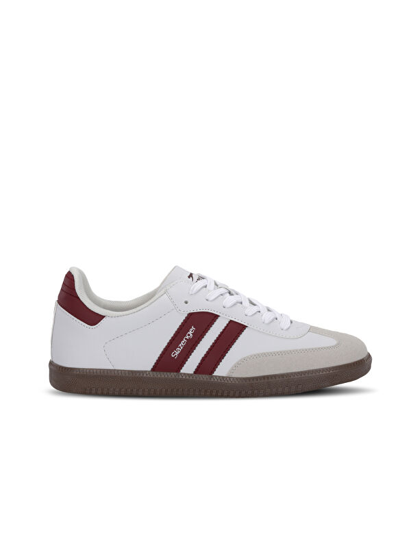 SLAZENGER INDIA Erkek Beyaz / Bordo Günlük Spor Ayakkabısı
