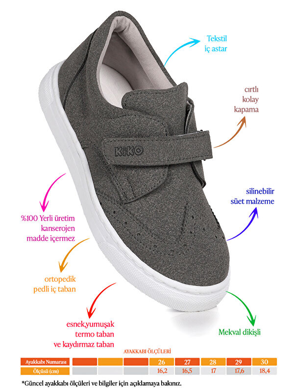 Richie Cırtlı Günlük Erkek Çocuk Casual Ayakkabı - Görsel 3