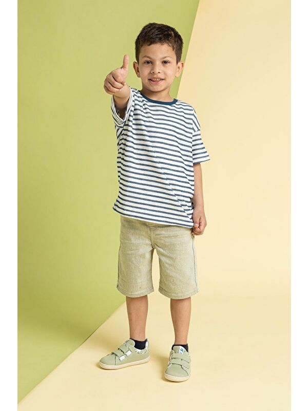 Hopfrög Sarı Hopfrög ⁠smart Walker Canvas Eco Barefoot Çocuk Ayakkabı