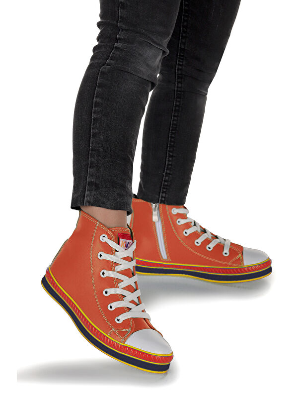 Pant Günlük Bağcıklı Fermuarlı Erkek Bebek Spor Ayakkabı - Görsel 4