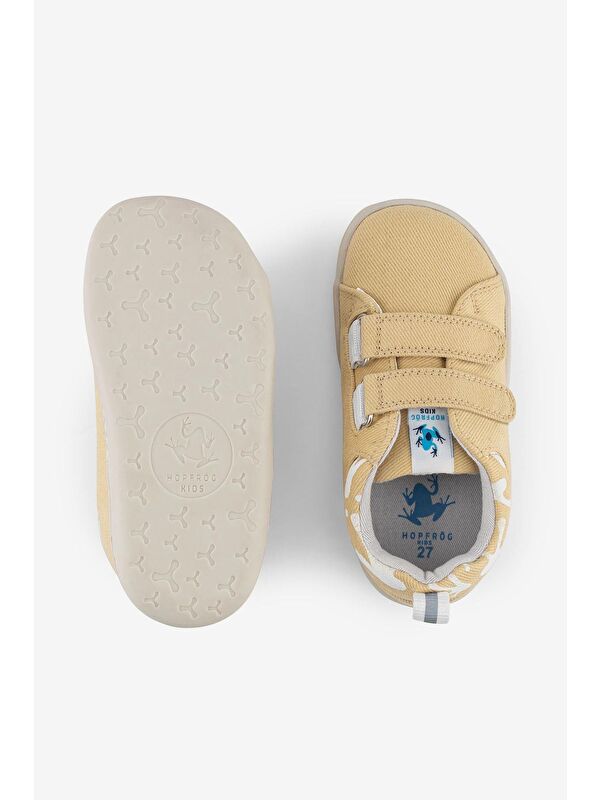 Smart Walker Recycled Canvas Eco Sarı Barefoot Çocuk Ayakkabı - Görsel 7