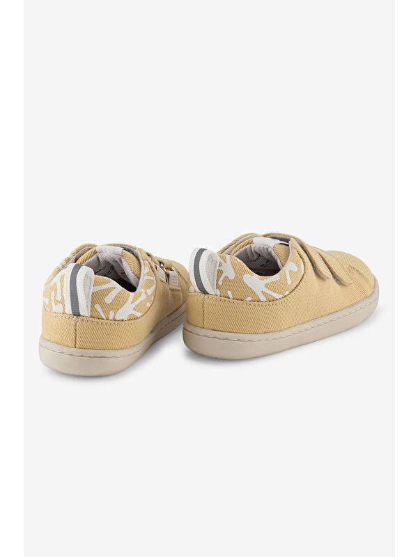 Smart Walker Recycled Canvas Eco Sarı Barefoot Çocuk Ayakkabı - Görsel 8