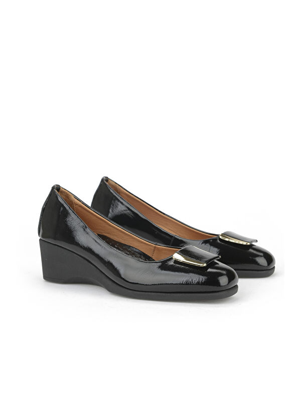 Kadın Hakiki Deri Ayakkabı 1531050Z25140128Y Siyah - Görsel 3