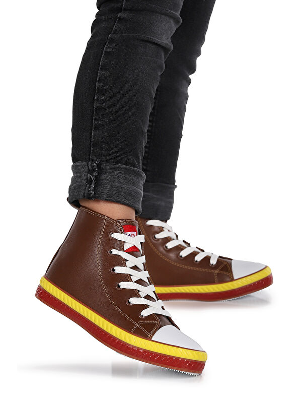 Pant Günlük Bağcıklı Fermuarlı Erkek Bebek Spor Ayakkabı - Görsel 4