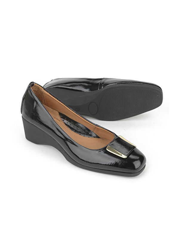 Kadın Hakiki Deri Ayakkabı 1531050Z25140128Y Siyah - Görsel 6