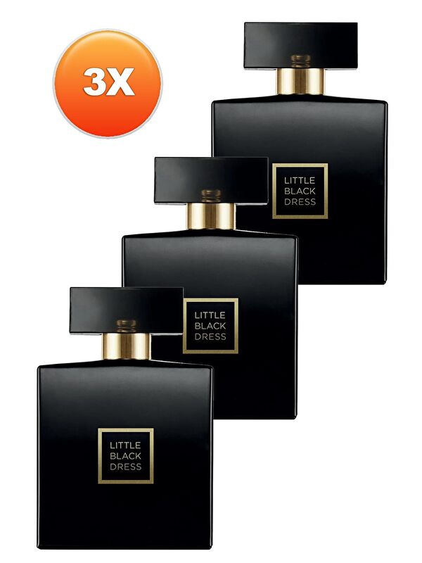 AVON Little Black Dress Kadın Parfüm Edp 50 Ml. Üçlü Set