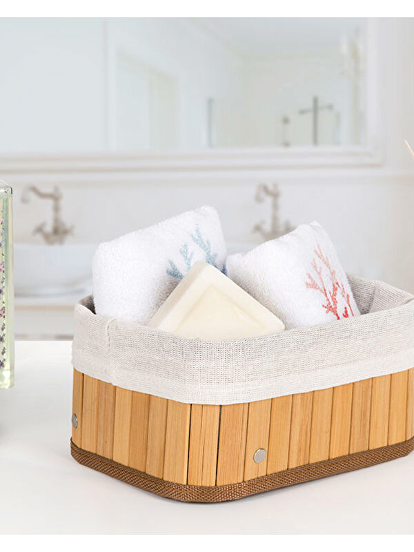 English Home Fancy Katlanabilir Sepet Bej