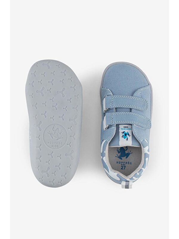 Smart Walker Recycled Canvas Eco Açık Mavi Barefoot Çocuk Ayakkabı - Görsel 8