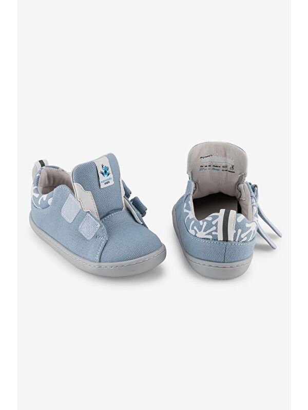 Smart Walker Recycled Canvas Eco Açık Mavi Barefoot Çocuk Ayakkabı - Görsel 10