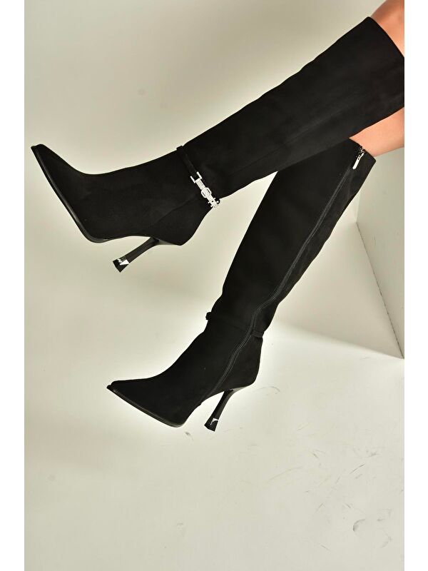 Siyah Kadın Çizme V820330002 - Görsel 4