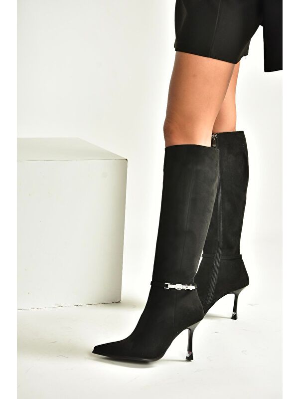 Siyah Kadın Çizme V820330002 - Görsel 5