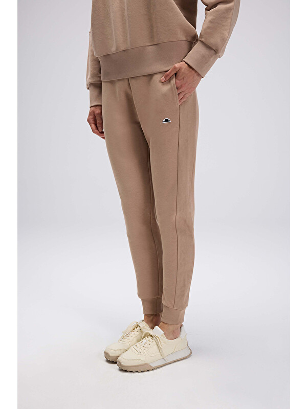 Ellesse Pamuklu Regular Fit Normal Bel Ribanalı Paça Kadın Eşofman Altı EF568-BG