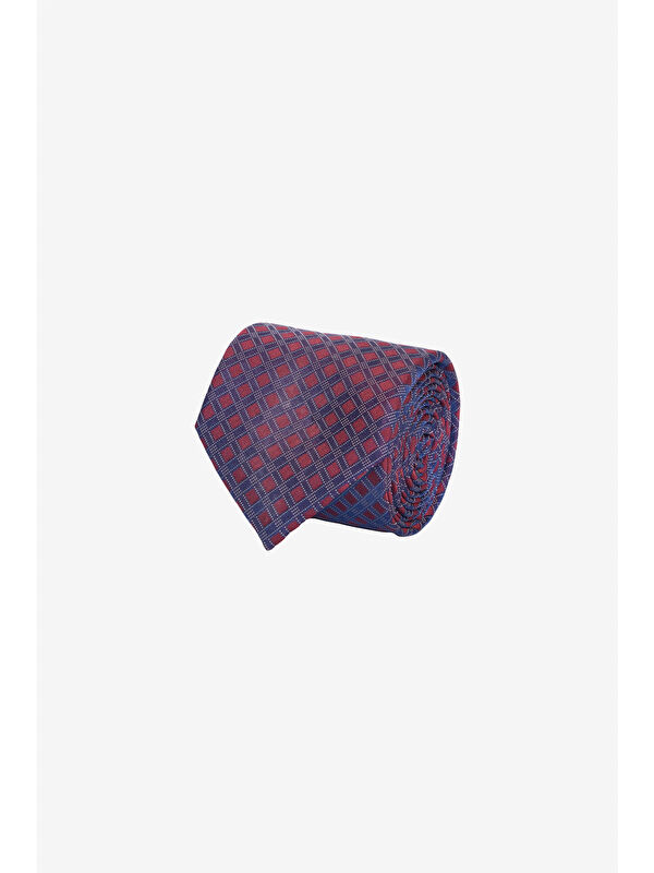 AC&Co / Altınyıldız Classics Erkek Bordo Desenli İpek Kravat