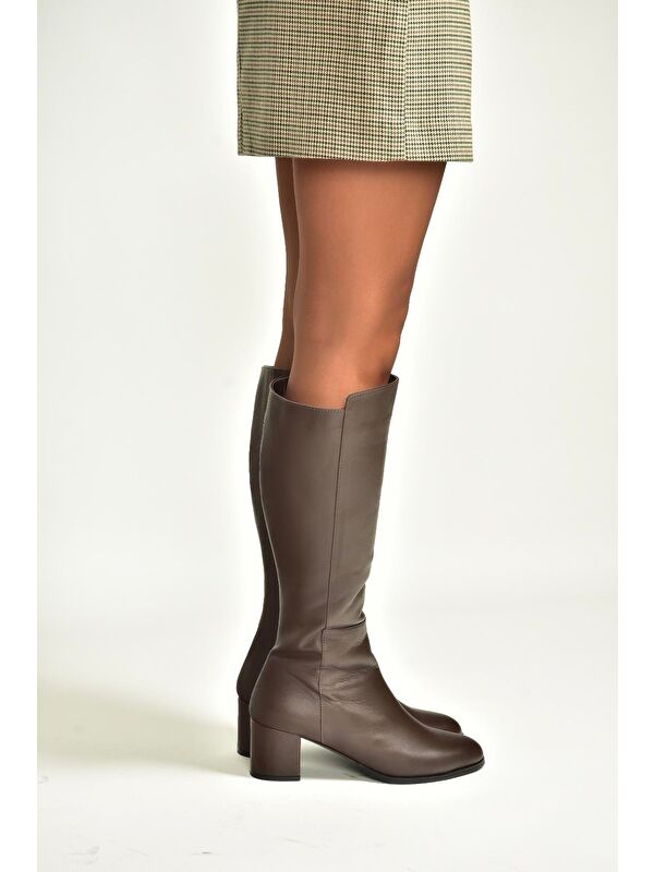 Kahverengi Kadın Çizme V468213103 - Görsel 5