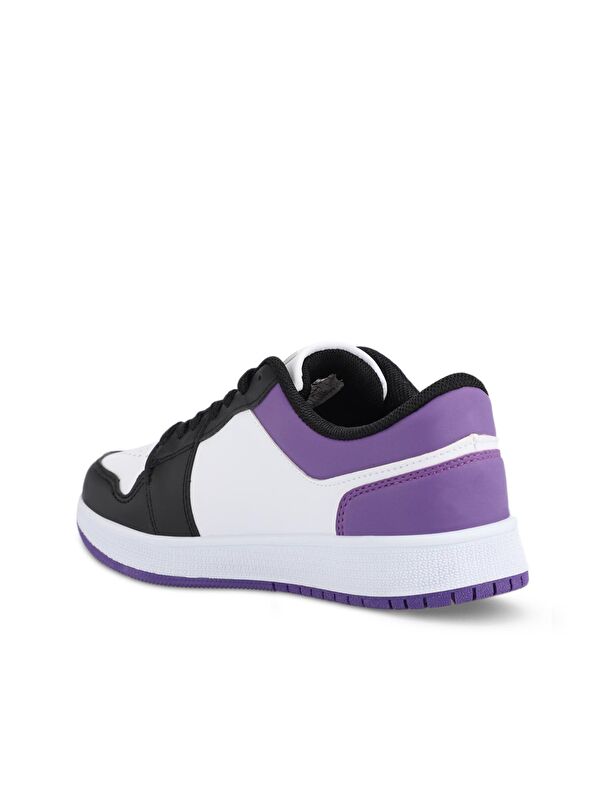 PRINCE I Kadın Sneaker Ayakkabı Beyaz / Mor - Görsel 4