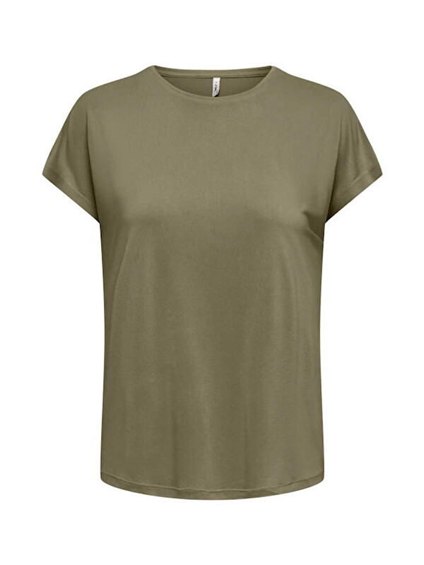 Only Onlhannah Regular Fit Bisiklet Yaka Basic T Shirt 15371576