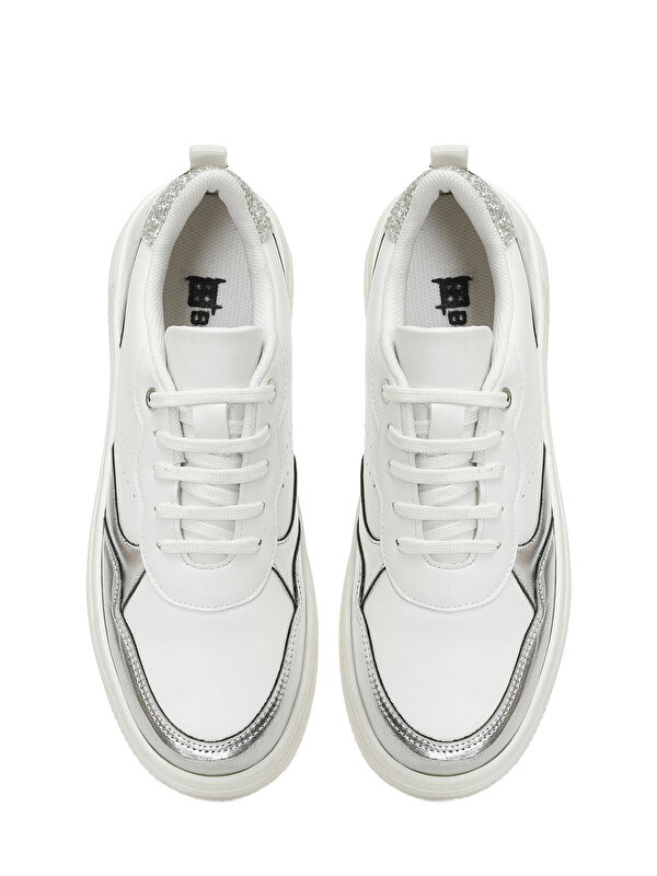 AMAYA 4PR Beyaz Kadın Sneaker - Görsel 5