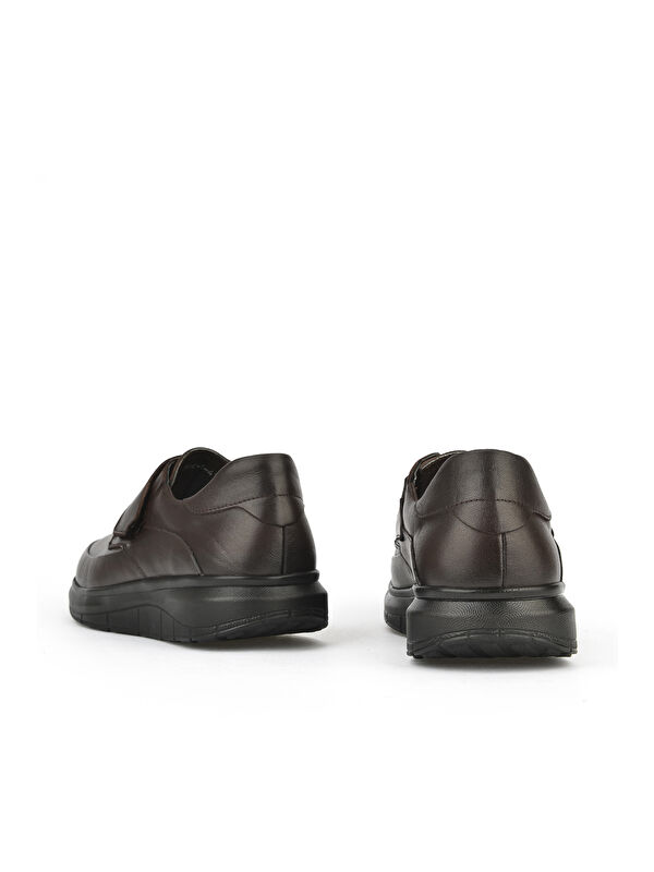 Erkek Hakiki Deri Konfor Ayakkabı 153123Z19003 Kahve - Görsel 4