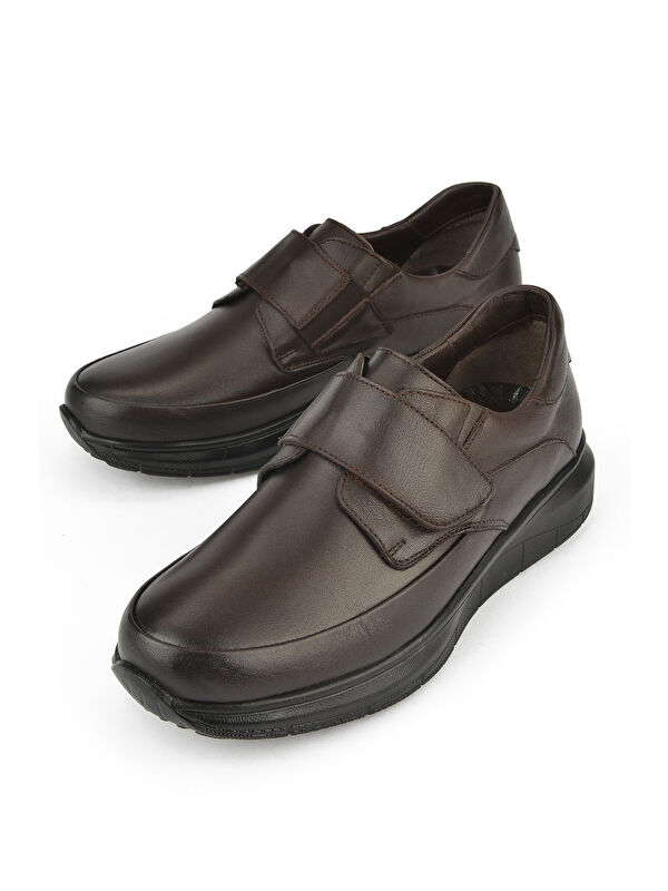 Erkek Hakiki Deri Konfor Ayakkabı 153123Z19003 Kahve - Görsel 6