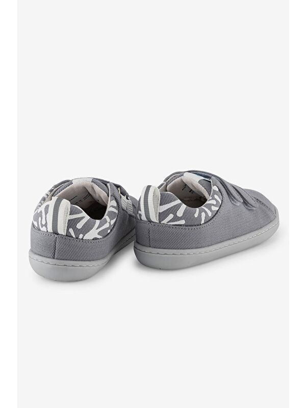 Smart Walker Canvas Play Eco Gri Barefoot Çocuk Ayakkabı - Görsel 9