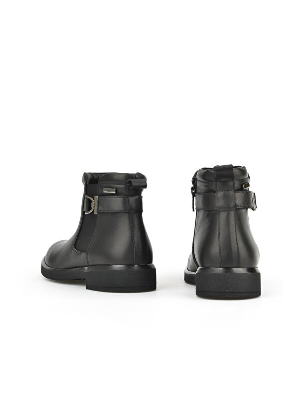 Kadın Hakiki Deri Bot 1531050Z26103460K Siyah - Görsel 4