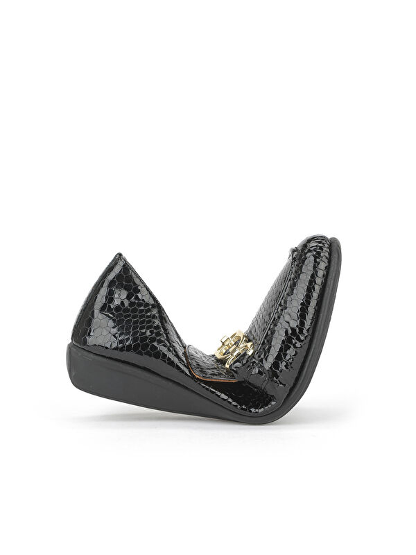 Kadın Hakiki Deri Ayakkabı 1531050Z26142209K Siyah - Görsel 4