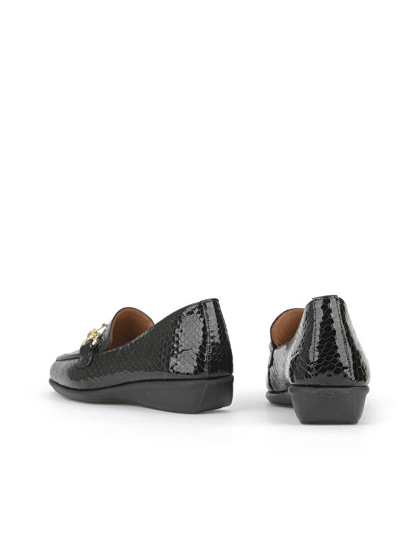 Kadın Hakiki Deri Ayakkabı 1531050Z26142209K Siyah - Görsel 5