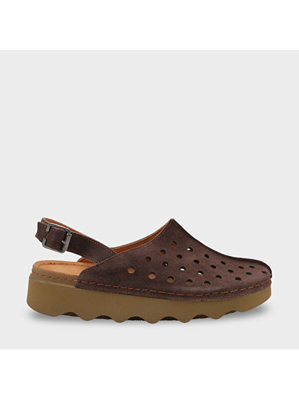 Capone Outfitters Meghan Hakiki Deri Soft Konfor Kadın Sandalet