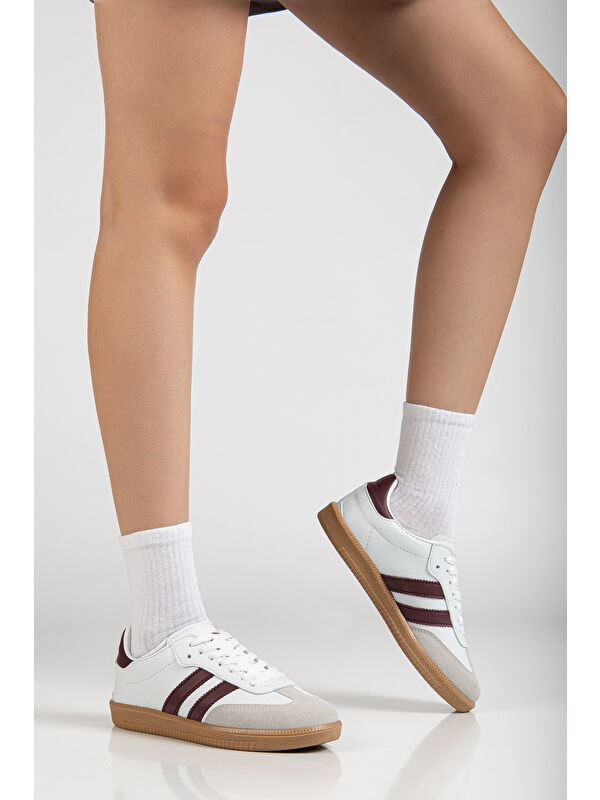 Sanbo Günlük Ortopedik Kadın Sneaker Spor Ayakkabı - Görsel 2