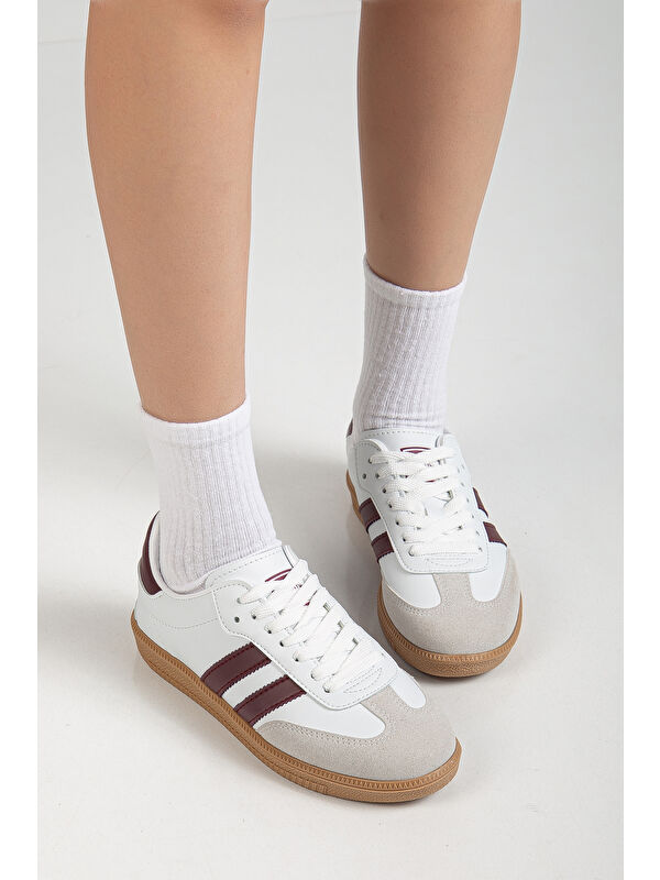 Sanbo Günlük Ortopedik Kadın Sneaker Spor Ayakkabı - Görsel 3