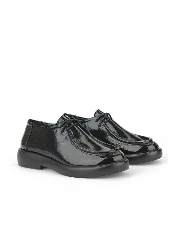 Kadın Hakiki Deri Ayakkabı 1531050Z26102308K2 Siyah - Görsel 3