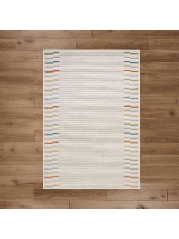 Evidea Soft Mono Tozumaz Antialerjik Halı - Kırık Beyaz - 120x180 cm