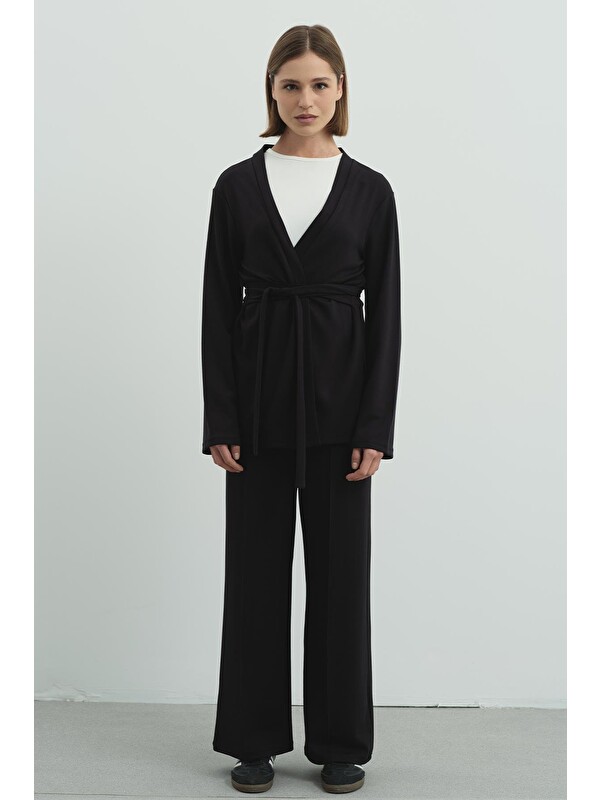 C&City Pure Touch Kimono Siyah