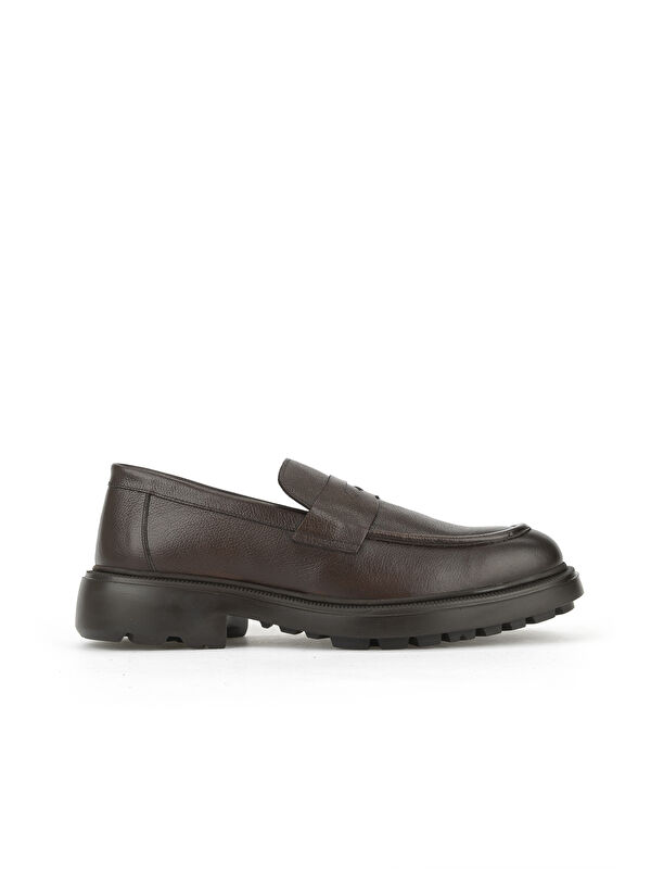 Erkek Hakiki Deri Ayakkabı 153986Z4337 Kahve - Görsel 2