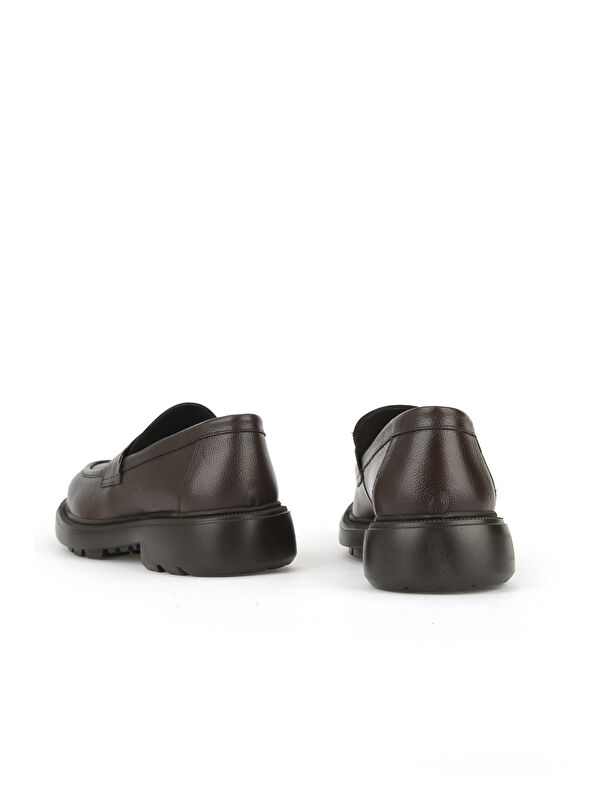 Erkek Hakiki Deri Ayakkabı 153986Z4337 Kahve - Görsel 4