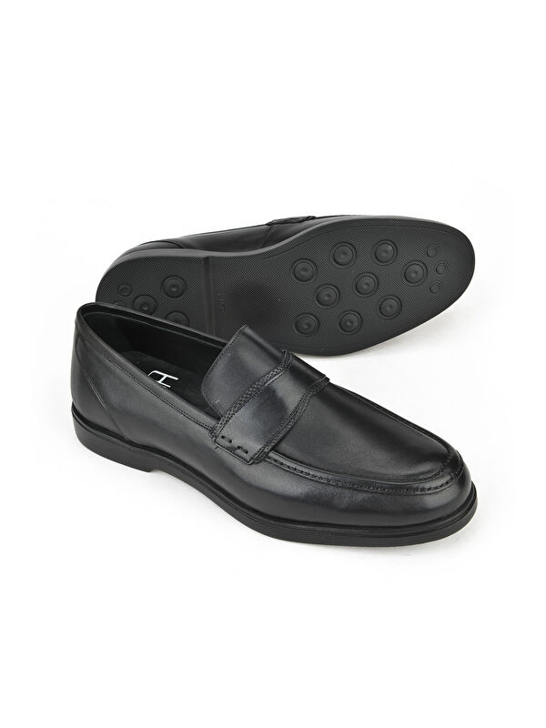 Erkek Hakiki Deri Ayakkabı 143745Z0303 Siyah - Görsel 3