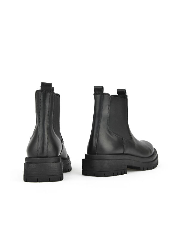 Kadın Hakiki Deri Bot 153359Z310 Siyah - Görsel 4