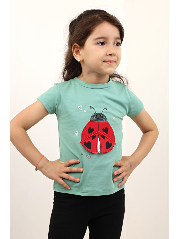 Toontoykids Kız Bebek Baskılı Tişört