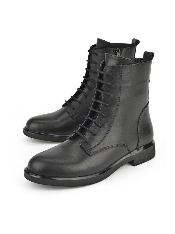 Kadın Hakiki Deri Bot 1531050Z26103454K Siyah - Görsel 6