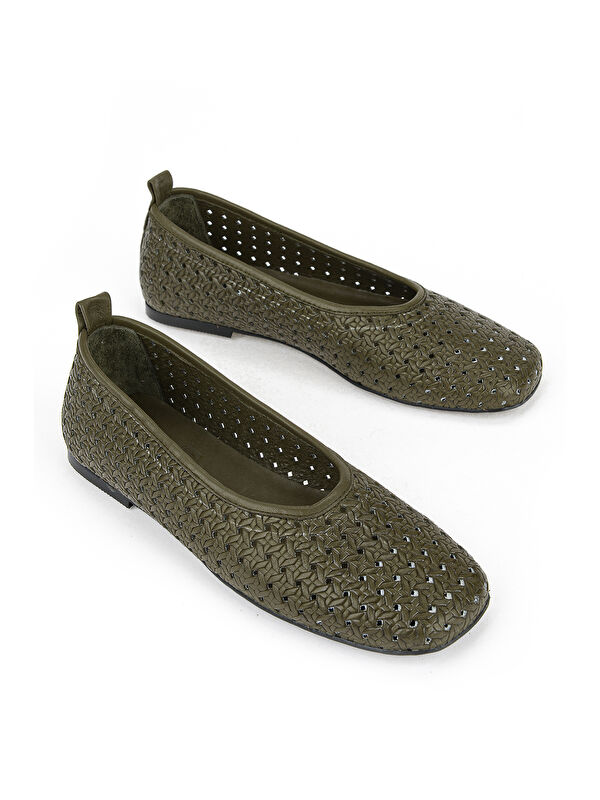 Ziya Ayakkabi Siyah Ziya Ayakkabi Hakiki Kadın Deri Babet 1611022Z2799