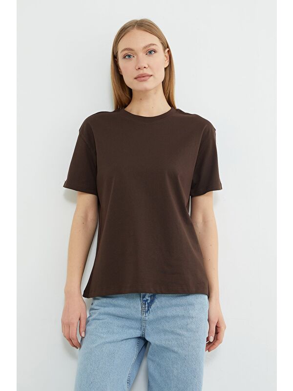 Fullamoda Basic Bisiklet Yaka Tişört