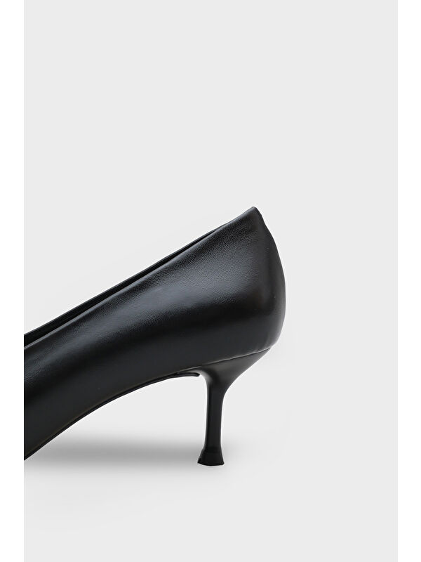 Capone Outfitters Kahverengi Capone Outfitters Merle Sivri Burunlu Hakiki Deri Astarlı Stiletto