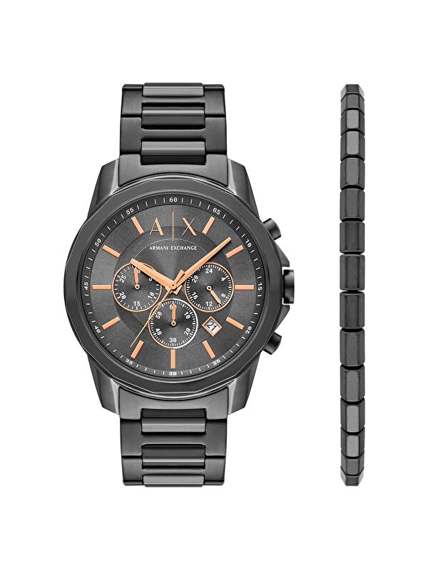 Armani Exchange AX7170SET Erkek Kol Saati ve Bileklik Seti