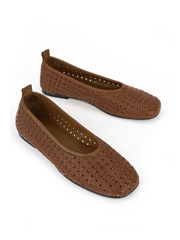 Ziya Ayakkabi Siyah Ziya Ayakkabi Hakiki Kadın Deri Babet 1611022Z2799