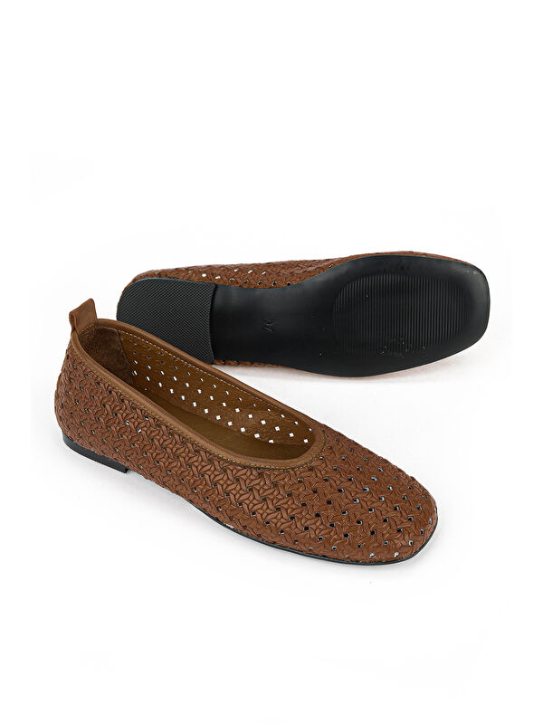 Ziya Ayakkabi Siyah Ziya Ayakkabi Hakiki Kadın Deri Babet 1611022Z2799