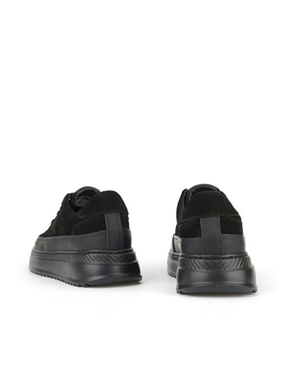 Erkek Hakiki Deri Ayakkabı 153983Z402 Siyah - Görsel 4